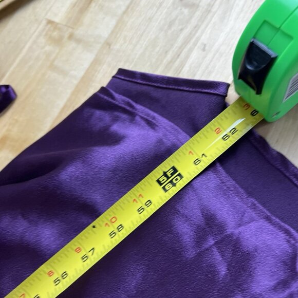 Lulu's Purple Satin Maxi Dress - Picture 13 of 14